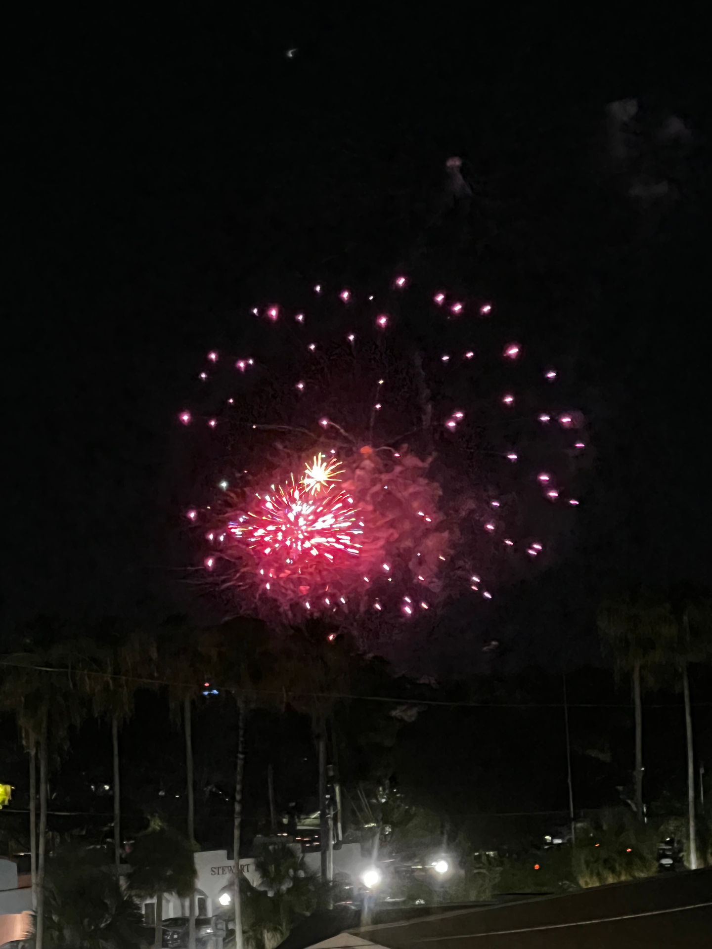 Fireworks over New Port Richey